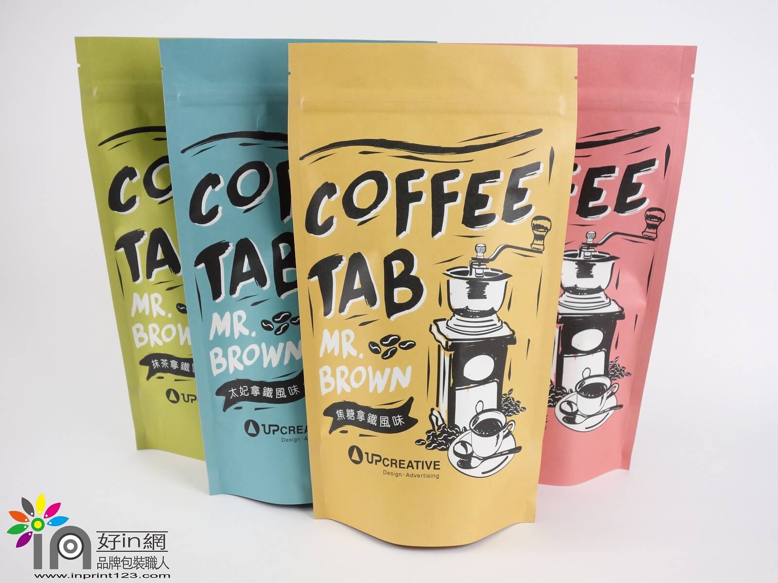 Custom printing for different flavor with local coffee roaster